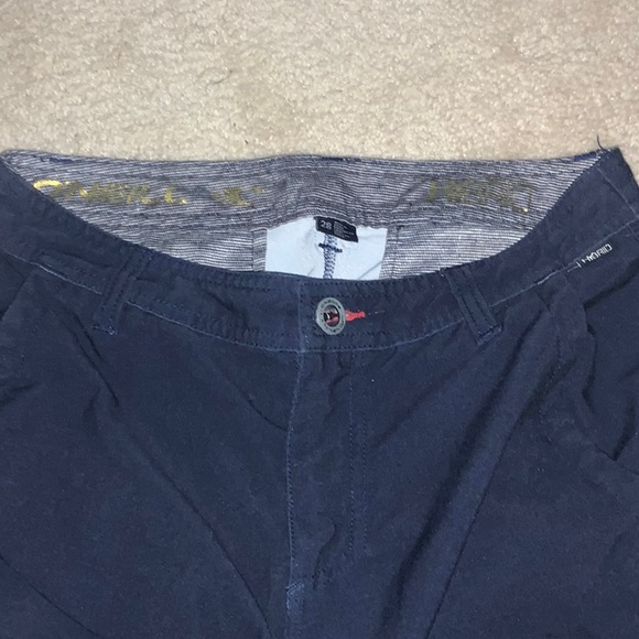 O’ NEILL  Hybrid  Land - Water Board-shorts #32 Side Pockets  Sz 28.EUC Navy - Picture 8 of 8